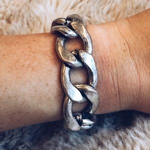 Silver lucky brand bracelet